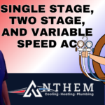 When choosing an air conditioning system for your home in Coachella Valley or Southern California, understanding the differences between single-stage, two-stage, and variable-speed air conditioners is crucial. Each type of system has unique features, benefits, and drawbacks that can impact your comfort, energy efficiency, and overall satisfaction with your cooling system. Single-Stage Air Conditioners Operation: Single-stage air conditioners are the most basic type, operating at one fixed speed—full capacity. When the temperature in your home rises above the thermostat setting, the system kicks on at 100% power and runs until the desired temperature is reached, then shuts off completely. Pros: Cost: These units are generally the least expensive to purchase and install. Simplicity: With fewer components and simpler mechanics, single-stage units are easier and cheaper to repair. Cons: Energy Efficiency: Single-stage units are less efficient because they run at full power, leading to higher energy bills over time. Comfort: These systems can cause temperature fluctuations and uneven cooling, leading to hot and cold spots in your home. Noise: The constant starting and stopping can be noisy and disruptive. Two-Stage Air Conditioners Operation: Two-stage air conditioners offer two levels of operation: high (100% capacity) and low (around 60-70% capacity). They primarily operate at the lower setting, ramping up to full power only when needed to handle higher cooling demands. Pros: Energy Efficiency: Running mostly at the lower speed, two-stage units consume less energy compared to single-stage units, resulting in lower utility bills. Comfort: They provide more consistent temperatures and better humidity control, enhancing overall comfort. Quieter Operation: Less frequent cycling reduces noise levels. Cons: Cost: Two-stage systems are more expensive upfront than single-stage units. Complexity: More components mean potentially higher maintenance and repair costs. Variable-Speed Air Conditioners Operation: Variable-speed air conditioners represent the pinnacle of modern cooling technology. They can adjust their speed to any level between 25% and 100% capacity, precisely matching the cooling needs of your home at any given time. Pros: Energy Efficiency: These units offer the highest efficiency, running at lower speeds for longer periods, which significantly reduces energy consumption. Comfort: Variable-speed systems maintain the most consistent temperatures and superior humidity control, improving overall indoor comfort. Quiet Operation: Running at lower speeds makes these units the quietest option available. Air Quality: Continuous operation helps filter and circulate air more effectively, improving indoor air quality. Cons: Cost: The initial investment is the highest among the three types, though long-term savings on energy bills can offset this cost. Complexity: Advanced technology and more components can lead to higher maintenance and repair costs. Factors to Consider for Homeowners in Coachella Valley and Southern California Climate: Southern California's hot climate, particularly in the Coachella Valley, means air conditioners work hard for much of the year. A system that offers high efficiency and superior comfort control, like a variable-speed unit, can be particularly beneficial. Energy Costs: Energy prices can be high, so investing in a more efficient system, even if it costs more upfront, can result in significant savings over time. Humidity Control: Although Southern California is generally dry, humidity can still be a concern at times. Two-stage and variable-speed systems offer better humidity control, improving comfort levels. Home Size and Insulation: Larger homes or those with poor insulation may benefit more from a two-stage or variable-speed system due to their ability to maintain consistent temperatures and manage larger cooling loads efficiently. FAQ Q: Which air conditioner is the best for energy savings? A: Variable-speed air conditioners offer the highest energy savings due to their ability to run at lower speeds for extended periods, minimizing energy consumption. Q: Are variable-speed air conditioners worth the extra cost? A: Yes, for many homeowners, the long-term savings on energy bills and improved comfort levels justify the higher initial investment in a variable-speed system. Q: How does a two-stage air conditioner improve comfort? A: Two-stage units run at a lower speed most of the time, providing more consistent cooling, better humidity control, and quieter operation compared to single-stage systems. Q: What are the main drawbacks of single-stage air conditioners? A: Single-stage air conditioners are less energy-efficient, create temperature fluctuations, and can be noisier due to frequent cycling on and off. Q: What should I consider when choosing an air conditioner for my home in Coachella Valley? A: Consider factors like climate, energy costs, humidity control, and the size and insulation of your home. Variable-speed and two-stage systems are often better suited for the hot, dry climate of Southern California. CHOOSING THE RIGHT SYSTEM Choosing the right air conditioning system can significantly impact your comfort and energy bills. For homeowners in Coachella Valley and Southern California, a two-stage or variable-speed air conditioner offers the best balance of efficiency, comfort, and long-term savings. Contact Anthem Heating, Cooling, and Plumbing today for a free consultation and to learn more about which system is right for your home. Our experts will help you navigate the options and find the perfect fit for your cooling needs. Call us at (855) 268-4369 or visit our website at to schedule your appointment. By understanding the differences between single-stage, two-stage, and variable-speed air conditioners, you can make an informed decision that ensures optimal comfort and efficiency in your home. For more detailed information on HVAC systems, visit Energy Star.