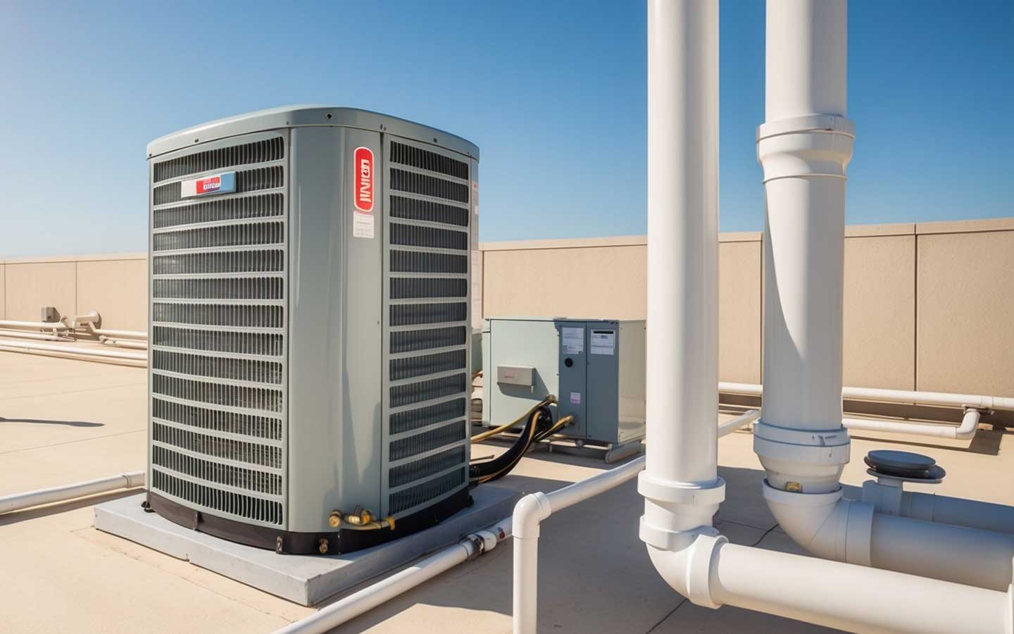 Anthem technician working on a Rancho Mirage HVAC system