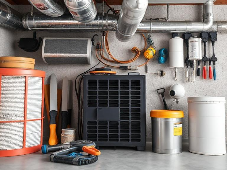 Professional HVAC checklist for maintenance for homeowners in Indio, CA, showcasing essential tasks for preparing the system for warmer months, including air filter changes and outdoor unit cleaning.